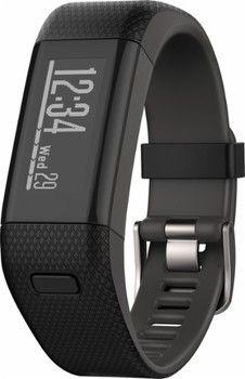 Фітнес-браслет Garmin Vivosmart HR + Extra Large (Чорний)