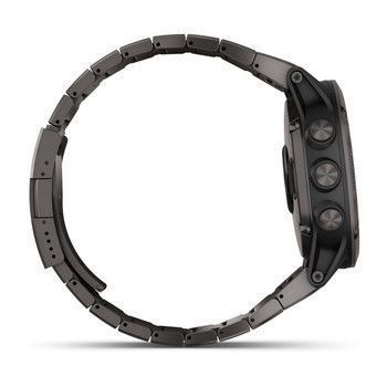 Спортивний годинник Garmin Fenix 5x Plus Sapphire Carbon Grey with DLC Titanium Band 010-01989-05 — фото 4