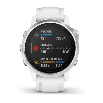 Спортивний годинник Garmin Fenix 6S Silver with White Band 010-02159-00 — фото 5