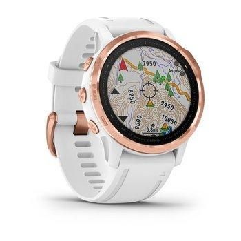 Спортивний годинник Garmin Fenix 6S Pro Rose Gold-tone with White Band 010-02159-11 — фото 5
