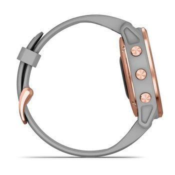 Спортивний годинник Garmin Fenix 6S Rose Gold-tone with Powder Gray Band 010-02159-21 — фото 5