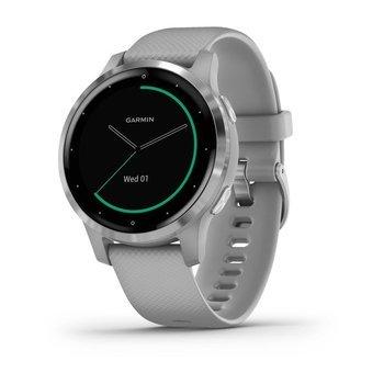 Фітнес годинник Garmin vivoactive 4S Powder Gray-Silver 010-02172-03