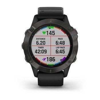 Спортивний годинник Garmin Fenix 6 Sapphire Gray with Black Band 010-02158-11 — фото 7