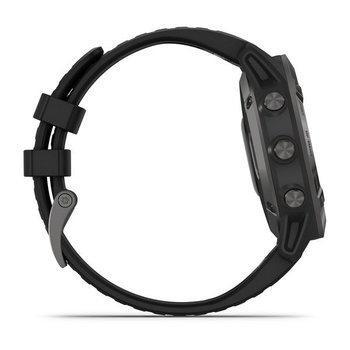 Спортивний годинник Garmin Fenix 6 Sapphire Gray with Black Band 010-02158-11 — фото 2