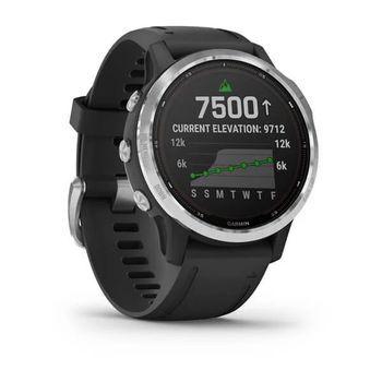 Спортивний годинник Garmin Fenix 6S Solar Silver Black Band 010-02409-00 — фото 2