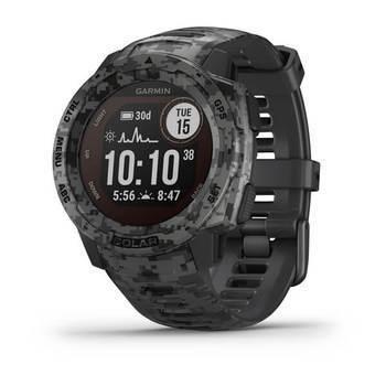 Годинник-навігатор Garmin Instinct Solar Graphite Camo 010-02293-05