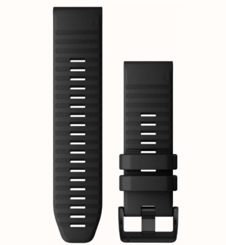 Ремінець Garmin Approach S60 QuickFit 22 мм силікон чорний 010-12739-04 — фото 1