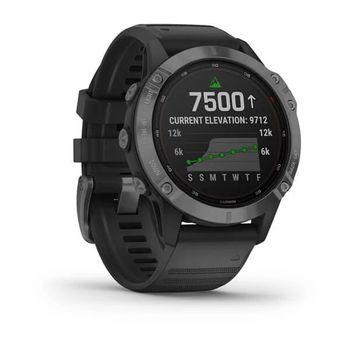 Спортивний годинник Garmin Fenix 6 Pro Solar Slate Gray Black Band 010-02410-15 — фото 2