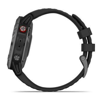 Спортивний годинник Garmin Fenix 6 Pro Solar Slate Gray Black Band 010-02410-15 — фото 9