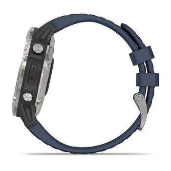 Морський годинник для спорту Garmin Quatix 6 Gray with Captain Blue Band 010-02158-91 — фото 8