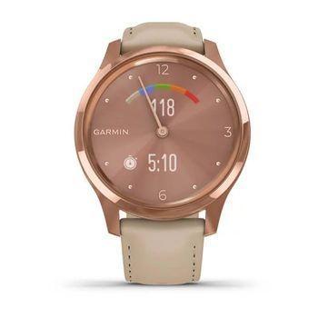 Годинник для фітнесу Garmin vivomove Luxe Rose Gold-Beige 010-02241-21 — фото 3