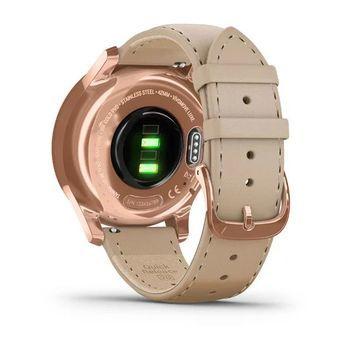 Годинник для фітнесу Garmin vivomove Luxe Rose Gold-Beige 010-02241-21 — фото 7