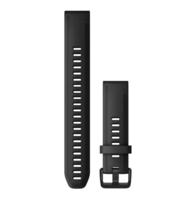 Ремінець Garmin Fenix 6s QuickFit 20 мм Long Strap Black Silicone 010-12942-00
