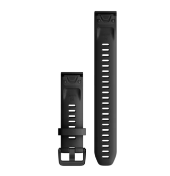 Ремінець Garmin Fenix 6s QuickFit 20 мм Long Strap Black Silicone 010-12942-00 — фото 2
