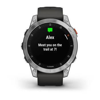 Спортивний годинник Garmin Epix Gen 2 Slate Steel з силіконовим ремінцем 010-02582-01 — фото 10