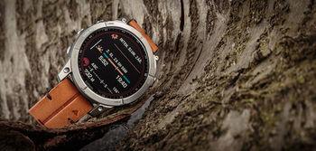 Спортивний годинник Garmin Fenix 7 Sapphire Solar Titanium з коричневим шкіряним ремінцем 010-02540-31 — фото 15