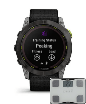 Акція ! Спортивний годинник Garmin Enduro 2 з чорним нейлоновим ремінцем  010-02754-01 + Ваги-аналізатори Tanita BC-718 White — фото 1