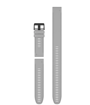Ремінець Garmin QuickFit 26 мм силіконовий Powder Gray (комплект із 3 частин) 010-12904-00 