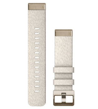 Змінний ремінець Garmin QuickFit 20 мм Cream heathered нейлоновий 010-13102-07
