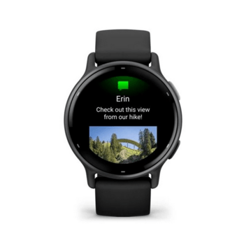 Фітнес годинник Garmin vivoactive 5 Black Slate з силіконовим ремінцем 010-02862-10 — фото 2