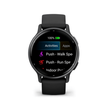 Фітнес годинник Garmin vivoactive 5 Black Slate з силіконовим ремінцем 010-02862-10 — фото 5