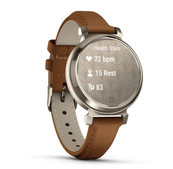 Фітнес годинник Garmin Lily 2 Classic Dark Bronze with Mulberry з шкіряним ремінцем 010-02839-72 — фото 2