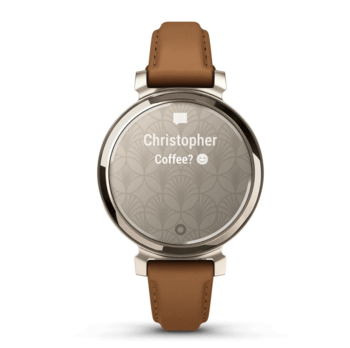 Фітнес годинник Garmin Lily 2 Classic Dark Bronze with Mulberry з шкіряним ремінцем 010-02839-72 — фото 3