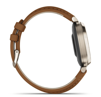 Фітнес годинник Garmin Lily 2 Classic Dark Bronze with Mulberry з шкіряним ремінцем 010-02839-72 — фото 4