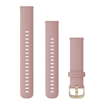 Ремінець силіконовий Garmin Quick Release 18 мм Dust Rose/Light Gold 010-12932-03