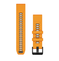 Ремінець Garmin fenix 8 QuickFit 22 мм Orange/Graphite силіконовий 010-13392-01