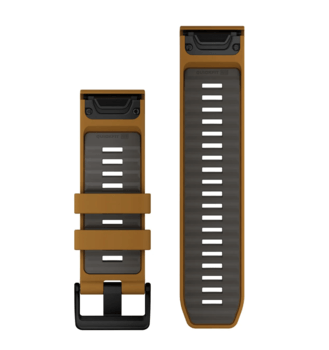 Ремінець Garmin fenix 8 QuickFit 26 мм Autumn/Pebble Gray силіконовий 010-13393-03 — фото 2
