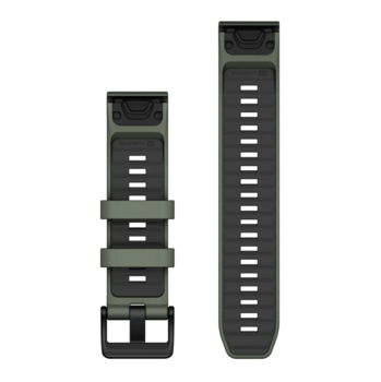 Ремінець Garmin fenix 8 QuickFit 22 мм Willow/Graphite силіконовий 010-13392-04 — фото 4