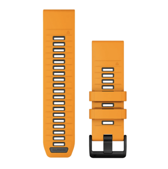 Ремінець Garmin fenix 8 QuickFit 26 мм Orange/Graphite силіконовий 010-13393-01