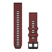 Ремінець Garmin fenix 8 QuickFit 22 мм Marsala/Graphite силіконовий 010-13392-06