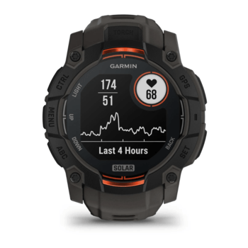 Годинник-навігатор Garmin Instinct 3 Solar 50мм Black with Charcoal 010-02935-00 — фото 4
