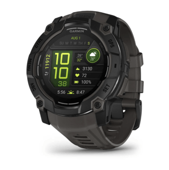 Годинник-навігатор Garmin Instinct 3 Amoled 50мм Black with Charcoal 010-03020-00