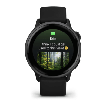 Фітнес годинник Garmin Vivoactive 6 Black із силіконовим ремінцем 010-02985-00 — фото 2
