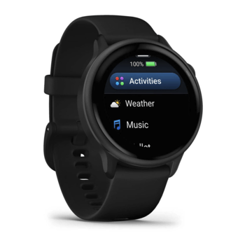 Фітнес годинник Garmin Vivoactive 6 Black із силіконовим ремінцем 010-02985-00 — фото 3