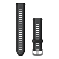 Ремінець Garmin Replacement Band Forerunner 165 20мм Black Slate Grey 010-11251-AG