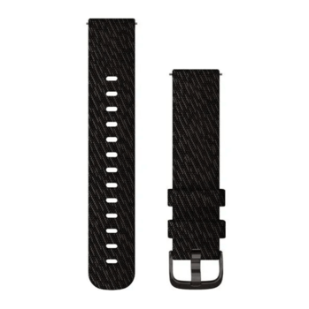Ремінець для годинника Garmin Quick Release 20 мм Black плетений нейлоновий 010-12924-13