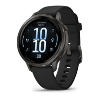 Спортивний годинник Garmin Venu 4 41мм Black із силіконовим ремінцем 010-03013-02