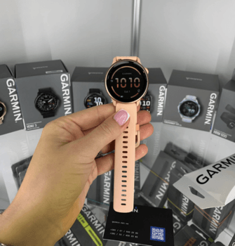 Фітнес годинник Garmin Vivoactive 6 Metallic Pink Dawn із силіконовим ремінцем 010-02985-03 — фото 4