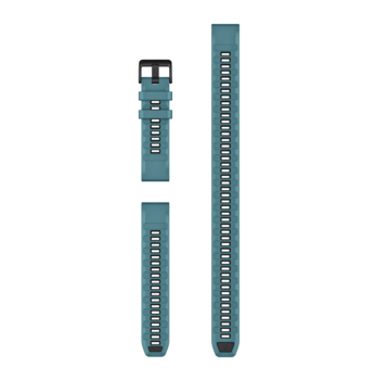 Ремінець Garmin QuickFit 22 мм Turquoise бірюзовий силіконовий (комплект із трьох частин) 010-14412-01