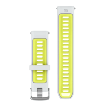 Ремінець силіконовий Garmin Forerunner 970 22 ммWhitestone/Translucent Amp Yellow без коробки