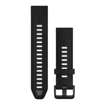 Змінний ремінець Garmin QuickFit 20 мм Black силіконовий без коробки
