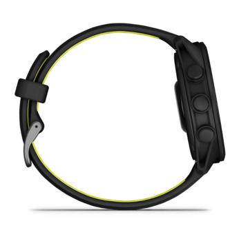 Біговий годинник Garmin Forerunner 170 Black чорний із Black Yellow силіконовим ремінцем 010-03920-00 — фото 5