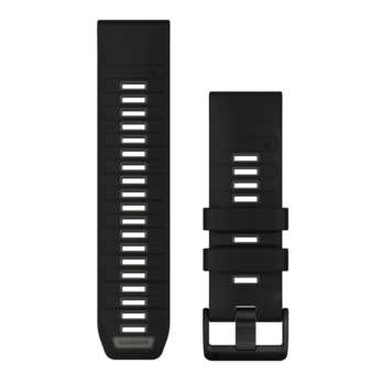 Ремінець Garmin fenix 8 QuickFit 26 мм Black/Pebble Gray силіконовий без коробки 