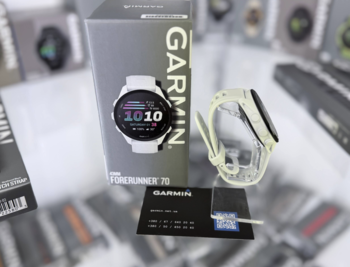 Годинник Garmin Forerunner 70 Whitestone 42 мм із білим ремінцем 010-04307-01 — фото 9