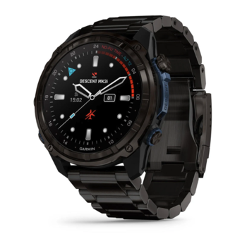 Спортивний годинник Garmin Descent Mk3i (51мм) Carbon Gray DLC Titanium із титановим ремінцем 010-02752-14