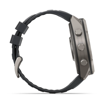 Спортивний годинник Garmin Fenix 9 Pro Amoled 51мм Titanium із сірим силіконовим ремінцем 010-04337-21 — фото 9